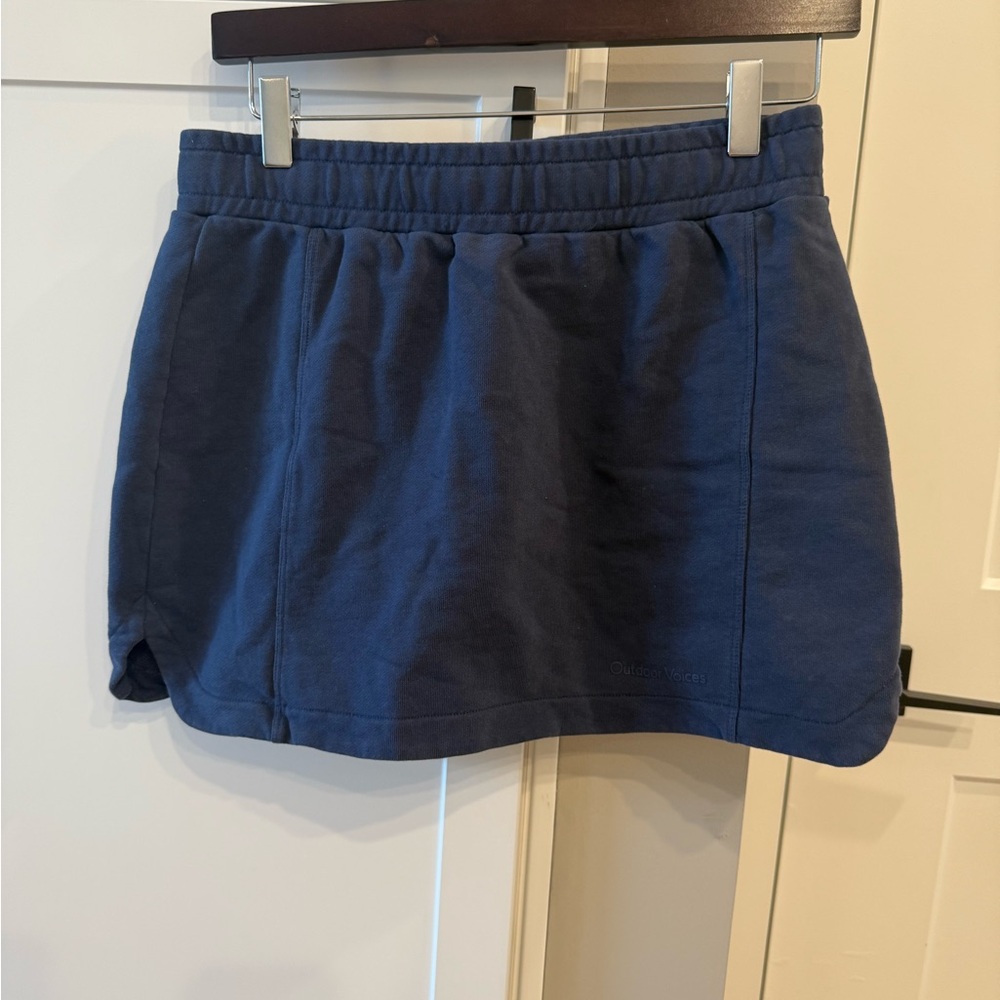 Navy Blue Outdoor Voices Drawstring Skirt